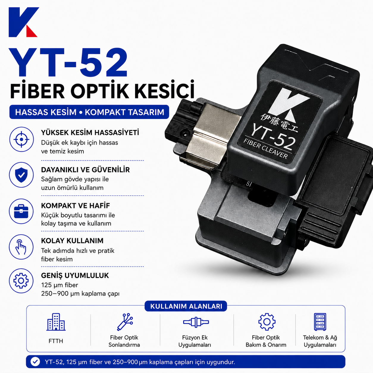 Ktech YT-52 Tam Otomatik Kesici