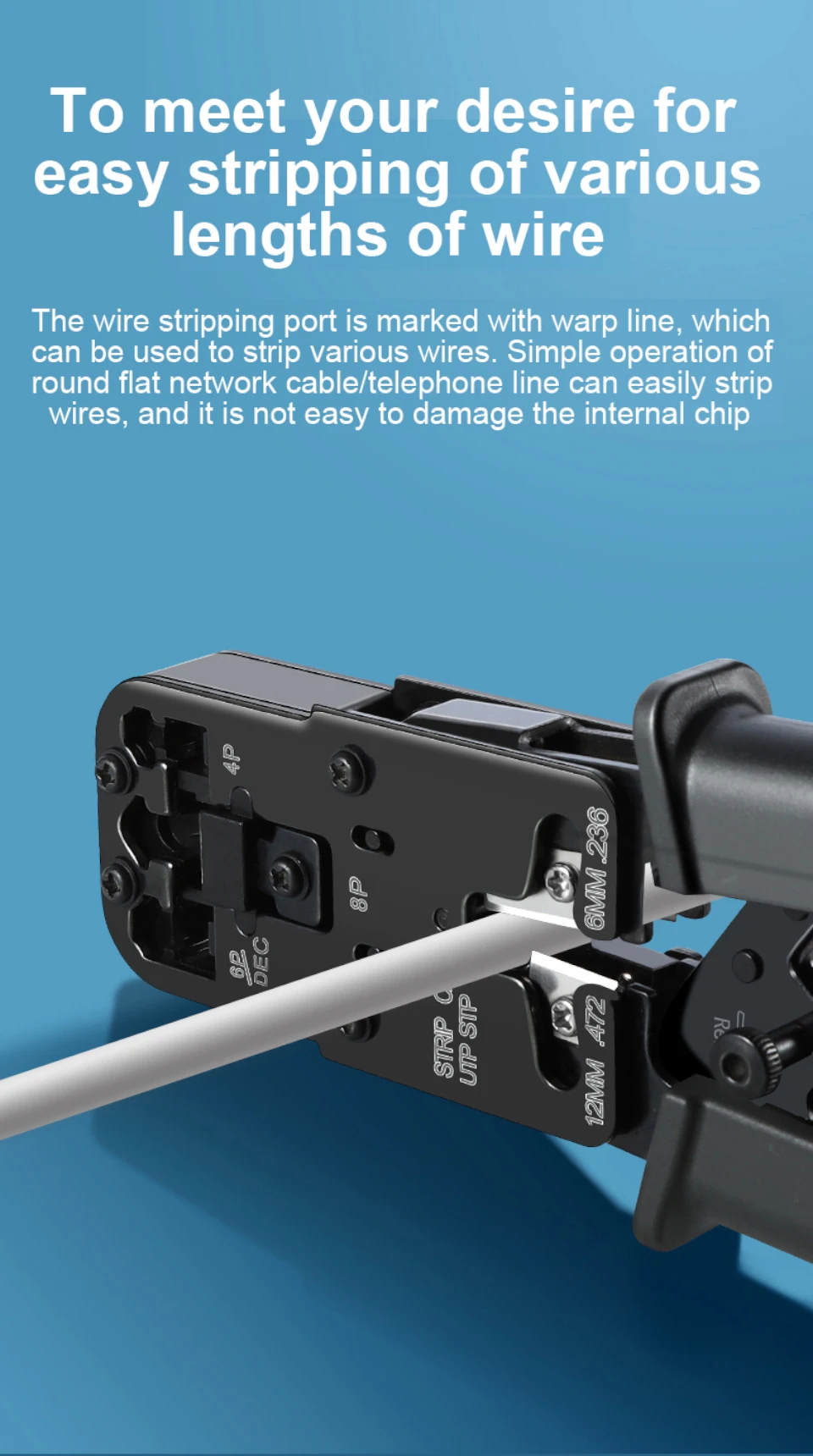 RJ45 RJ12 RJ11 KABLO TEST CİHAZI VE SIKMA PENSESİ