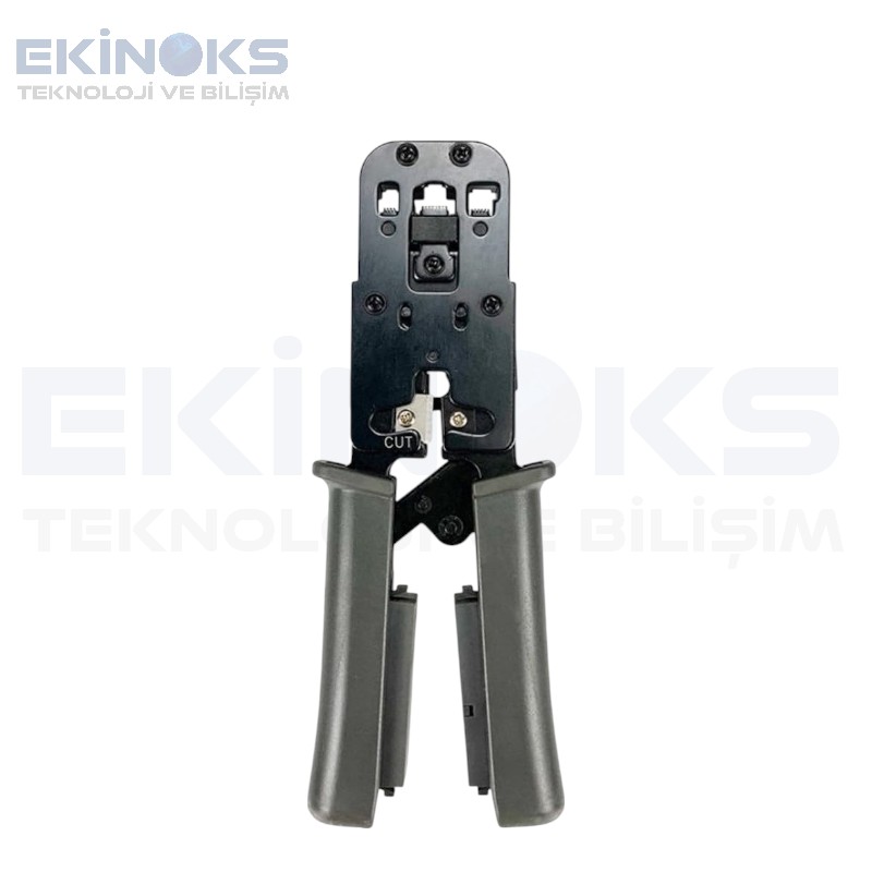 RJ45 RJ12 RJ11 Kablo Test Cihazı Ve Sıkma Pensesi
