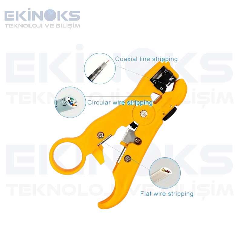 RG59-RG6-RG11 Kablo Soyma Aparatı
